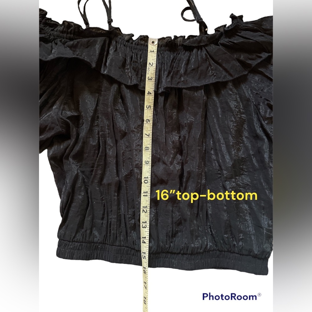 HELIUM London Ruffled Off Shoulder Top - Picture 3 of 5